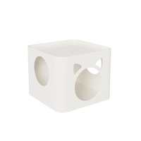 Table d'appoint intégrée pour chat avec roulettes, en métal, adaptée à toutes les saisons, meuble de salon pour humains et animaux de compagnie