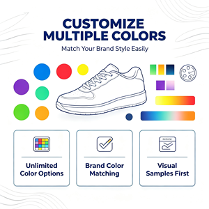 Zapatillas de diseñador de cuero con suela de plataforma, informales, para hombre, en azul vaquero, blanco y estampado de leopardo, con amortiguación de aire, deportivas. - Product Image 2