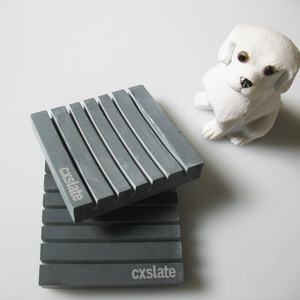 <span class=keywords><strong>Porte</strong></span>-<span class=keywords><strong>savon</strong></span> en <span class=keywords><strong>ardoise</strong></span> naturelle faite à la main forme carrée accessoire de salle de bain moderne durable imperméable écologique - Product Image 5