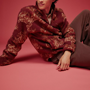 Sweater Fleece Pria Bergaya 1/4 Zip Ukuran XL Motif Solid Etnik Tribal Geometris Terlaris untuk Musim Gugur Musim Dingin Aktivitas Luar Ruangan - Product Image 3