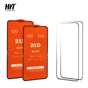 Promotion Wholesale 21d Explosion Proof Micas Para Mobile Phone 3d 9h Hd Tempered Glass Screen Protector In Stock