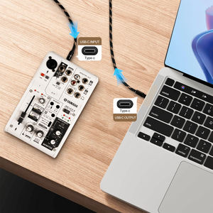 Новейший USB-C кабель SKW с 24-каратным золотым покрытием, нейлоновой оплеткой, для аудиофилов, цифровой аудиокабель с микрофоном, сверхвысокой чистоты, BG012D - Product Image 6