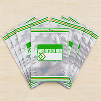 Sachet d'emballage alimentaire VMPET personnalisé en usine, qualité alimentaire, pour aliments, snacks, noix, sachet plastique à 3 soudures latérales pour fruits secs