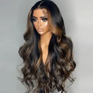 Wholesale Brazilian Straight 13X6 Lace Front Human Hair Wigs Natural HD Transparent For Black Women High Quality Lace Frontal