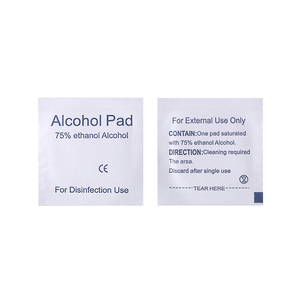 Lingettes alcoolisées jetables - Lingettes nettoyantes pour la peau saturées d'éthanol à 75% - <span class=keywords><strong>Alcool</strong></span> médical pour usage domestique ou extérieur - Product Image 5