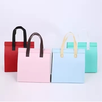 Petit sac isotherme à emporter pour la livraison de repas, sac de livraison alimentaire portable jetable en non-tissé, sac isotherme non tissé