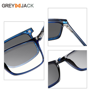 Nuevas gafas magnéticas para mujer, montura TR90, lentes TAC, antiluz azul, gafas de sol polarizadas con clips, juego de espejos 6226 - Product Image 5