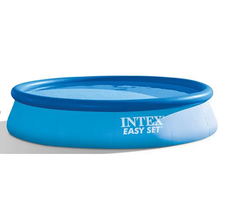 Intex-piscina móvil de buena calidad para adultos, piscina sobre el suelo con juegos de piscina inflables, para exteriores, 2015