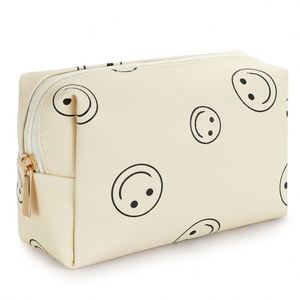 Trousse de Maquillage Préppy BSCI en Nylon PU Imperméable – Organisateur de Voyage Portable et Mignon - Product Image 1