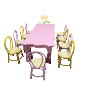 Sillas Infantiles de Ratán Hechas a Mano, Decoración para Fiestas de Cumpleaños, Asientos para Eventos Infantiles, Muebles Ecológicos Naturales - Product Image 4