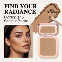 Palette de fards à joues effet estompeur de pores, teinte naturelle, marque privée OEM ODM, maquillage longue tenue, station de production professionnelle