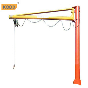 Nhà Máy bán hàng trực tiếp di chuyển động cơ 0.5ton để 5ton JIB <span class=keywords><strong>Crane</strong></span> với bánh xe - Product Image 3