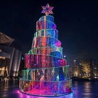 ZKAI Neuheiten Weihnachtsideen Dekoration LED RGB Lichtband Weihnachtsbaum für Veranstaltungen und Partys