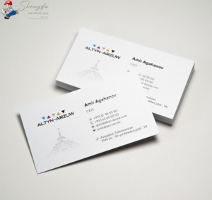 นามบัตรพรีเมียม พิมพ์สีเต็มรูปแบบสวยงามบนกระดาษคราฟท์ด้านคลาสสิก มีบริการสั่งทำธรรมดา พร้อมสั่งซื้อได้เลย - Product Image 3