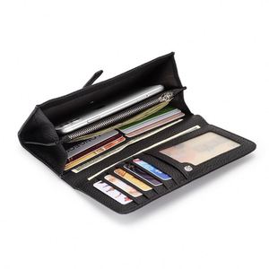 Cartera de Cuero Lichi con Clip, Ranuras para Tarjetas, Gran Capacidad, con Logotipo Personalizado - Product Image 2