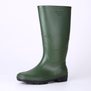 Lightweight PVC Knee <strong>Wellies</strong> Rain Boots Waterproof Anti-slip Oil Chemical Resistant for Men Gardening - Product Image 2