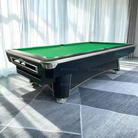 Professioneller Hochwertiger Billardtisch mit Schieferplatte und Holzkonstruktion, Originalherstellung, Günstiger Preis, für 7- und 9-Ball Pool