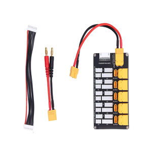 Carte de charge parallèle avec fiches XT30/XT60 - Chargeur de batterie multi-Lipo simultané 2-6S Packs Chargeurs d'équilibrage - Product Image 1