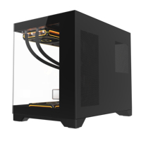 M-Atx Cpu Cabinet Cool Atx Mid Tower Desktop Tempered Glass Pc Cooling Gamer Computer Towers Gaming Pc Cases