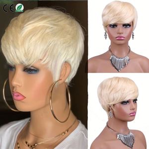 Stock d'usine Amygirl pour la coupe complète du mécanisme 613 #   Perruque en cheveux indiens Remy, qualité 8A-12A, densité 150%-200%, couverture complète de la tête - Product Image 1