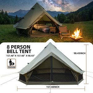 Carpa Yurt para las Cuatro Estaciones MQ MBG Verano 2026, Tela Oxford, Protección Solar y contra la Lluvia, Resistente al Viento, Retención de Calor, Fácil Almacenamiento - Product Image 5