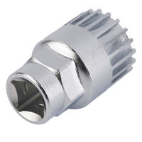 Outil d'extraction de manivelle de vélo RIDERACE 20 dents, extracteur de pédalier 24 mm, outil de réparation de vélo, accessoires pour vélos de route
