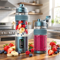 Nieuwe Aanwinst Draagbare Sapcentrifuge USB Oplaadbaar Gemakkelijk te Reinigen Op Batterijen voor Shakes en Smoothies Blenders Thuis Reizen OEM