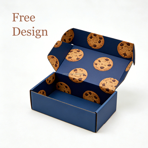 Caja para Envíos de Pasteles, Cajas de Embalaje Personalizadas para Comida Rápida, Caja de Cartón Corrugado para Envíos con Impresión Offset - Product Image 1