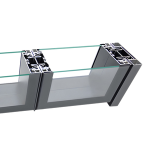 Chất Lượng Tốt Nhất Văn Phòng Phòng Khách Phân Vùng Tường Trang Trí Văn Phòng Thương Mại Nhôm Thép Kính Phân Vùng Tường - Product Image 2