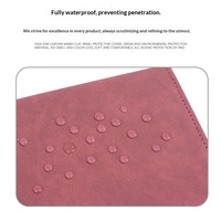 Casing Folio Bisnis Kulit PU dengan Slot Pena, Tahan Banting, Penyangga Dapat Disesuaikan untuk Surface Pro 2026 13 2025 12