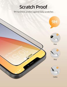 2 PIÈCES Transparent Verre Protecteur Pour iPhone 12 <span class=keywords><strong>Pro</strong></span> Max Protecteur D'écran Protection Oculaire Pleine <span class=keywords><strong>Couverture</strong></span> En Verre - Product Image 5