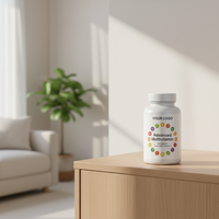 Capsules de multivitamines naturelles avancées pour adultes, soutien quotidien de la santé, complément alimentaire, 60 capsules, étiquette privée OEM