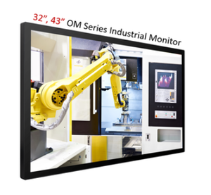 Adlinktech OM-18.5" Open Frame Industrial Touch Monitor IP65 10 Points PCAP Touch LED LCD Screen for Embedded IPC Automation IP6 - Product Image 2