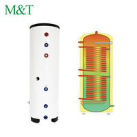 Chauffe-eau solaire thermodynamique à pompe à chaleur air-eau 500L avec réservoir d'eau isolé en acier inoxydable pour usage domestique