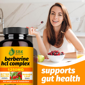 แคปซูลเบอร์เบอรีน HCL คอมเพล็กซ์แบบปรับแต่งได้ พร้อมเบอร์เบอรีน HCI และผลบิทเทอร์เมลอน ช่วยสนับสนุนเป้าหมายด้านสุขภาพและความฟิต - Product Image 4