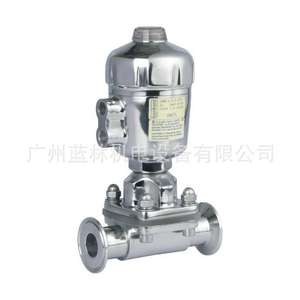 Pompes à diaphragme sanitaires avec pince à connexion rapide en acier inoxydable, dotées de vannes de régulation - Product Image 1