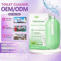 Tablettes Nettoyantes WC Bleues Personnalisées – Puissant Détartrant Urinaire, Détergent pour Réservoir de Chasse d'Eau, OEM, Désodorisant Parfum Citron Menthe