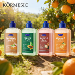 KORMESIC Venta al por Mayor OEM 260ml Aceite Corporal Iluminador, Hidratante, Reparador, Nutritivo y Blanqueador con Vitamina C, Papaya y Cúrcuma - Product Image 1