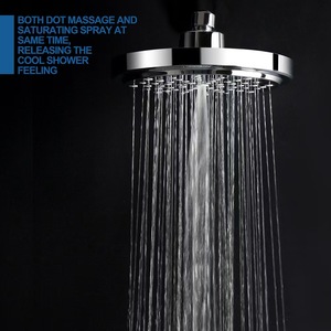 Soffione Doccia Moderno con Filtro <span class=keywords><strong>Esterno</strong></span> e Finitura Cromata per Bagno - Product Image 6