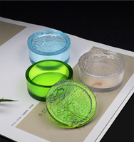 Boîte en verre cristal de haute qualité personnalisée, motif osmanthus, procédé de cire perdue, pour décoration d'étude par ArtFamily Jiangsu HB.2314.ABB