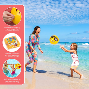 ลูกบอลชายหาดเป่าลมขนาด 12 นิ้ว ขายส่ง จำนวนมาก แบบคลาสสิก สีรุ้ง ของเล่นสระว่ายน้ำ อุปกรณ์จัดปาร์ตี้ เกมส์น้ำ สำหรับเด็กและผู้ใหญ่ - Product Image 6
