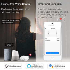 Módulo de Interruptor Inteligente para Persianas LangYeao Zigbee RF433, Mini Controlador Oculto para Cortinas y Persianas, Compatible con Tuya, <span class=keywords><strong>Alexa</strong></span> y Google Home - Product Image 4