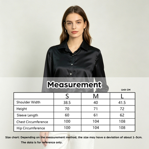 <span class=keywords><strong>Camicetta</strong></span> Classica <span class=keywords><strong>Nera</strong></span> in <span class=keywords><strong>Seta</strong></span> Pura, Camicia con Bottoni 100% <span class=keywords><strong>Seta</strong></span> di Gelso, Blusa in Raso di <span class=keywords><strong>Seta</strong></span> per Donna, Essenziale nel Guardaroba - Product Image 3