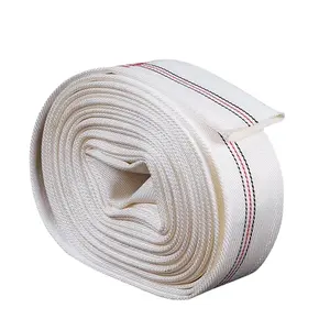 % 2023 Polyester Filament tuval hortumu yangın söndürme ekipmanları 4 inç yangın hortumları