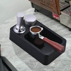 ชุดอุปกรณ์กดผงกาแฟพร้อมถาดเก็บและด้ามจับสำหรับทำเอสเพรสโซ - Product Image 1