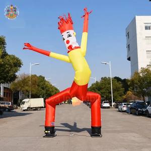 راقص هوائي تجاري ذو أرجل مزدوجة، رجل أنبوبي قابل للنفخ، منتجات إعلانية صغيرة قابلة للنفخ للبيع، يتحرك بالرياح ويمشي - Product Image 3