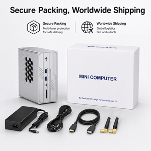Mini PC de travail IA haute performance AMD Ryzen AI Max+ 395 avec 128 Go LPDDR5X, SSD 4 To et sortie 4 écrans - Product Image 4