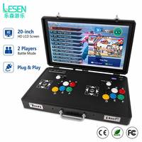 Console de jeu d'arcade portable 20 pouces pour la maison, console de jeu vidéo double de bureau à monnayeur, nouveau support de console