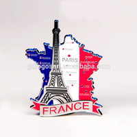 Cadeaux de voyage en métal, drapeau canadien, monuments, nom du pays, aimant de réfrigérateur émaillé, souvenir du Canada