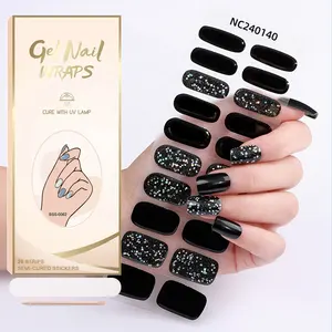 2024 Nieuwe Trend Gel Nail Wraps Dnd Gel Polish Lente Design Custom Gel Nagellak Sticker Met De Uv